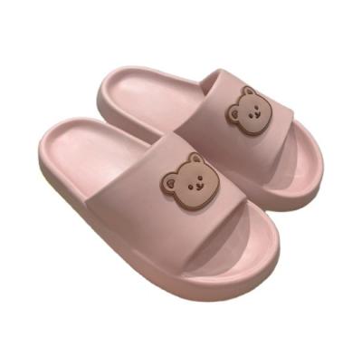 China Cute fashion trend cartoon sandals lovers wear home women summer deeply soled new Japanese sandals men accept logo design for sale