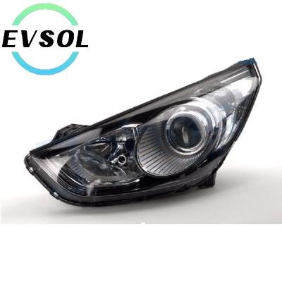 China Cool Fast Auto Head Lamp Car Lighting System Point Of Sale Halogen And Xenon Yellow Headlamps For Hyundai IX35 2013 2014 for sale