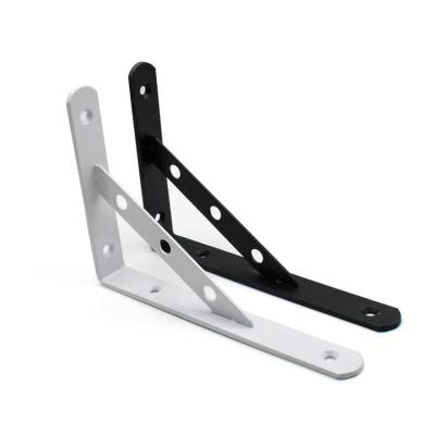 China Steel Or Also Require OEM ODM Stainless Steel Furniture Corner Bracket Metal Frames L Shelf Brackets for sale