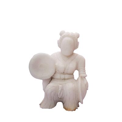 China China Manufacturers Wholesale Jade People Beat Hogs Collection Of Small Jade People Statue for sale