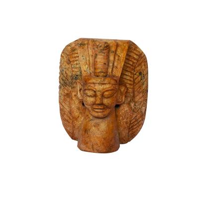 China Americas important ancient culture in the world mayan culture elaborately carved marble statue mayan head for sale