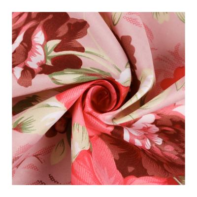 China Custom Size 90gsm Polyester Printing Fabric Breathable Bedding Fabric Floral And Textiles for sale