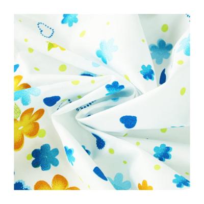 China New Design Kid Bedding Fabric Cute Polyester Peach Skin Flower Print 100% Twill Woven Fabric Anti-static for sale