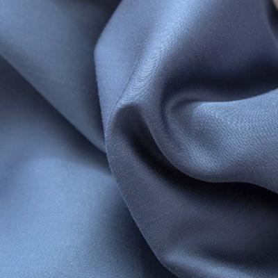 China Summer Anti-static Cheap Cool Bed Silk Fabric Ice Polyester Feeling Overlay Fabric for sale