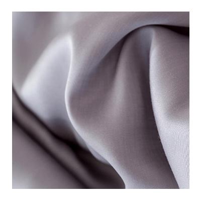 China Wholesale Cool Anti-Static 100 Poly Ice Silk Fabric Summer Woven Fabric In Gray For Bed Sheet for sale