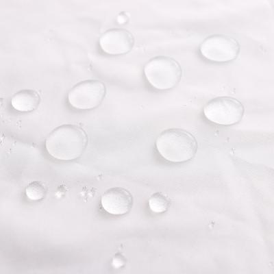 China Wholesale cheap solid white polyester anti-static microfiber breathable waterproof fabric for home textile for sale