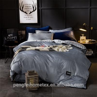 China 100% Polyester Nondisposable High Quality Custom Microfiber Full Size Solid Bedspread Cover Sheets for sale