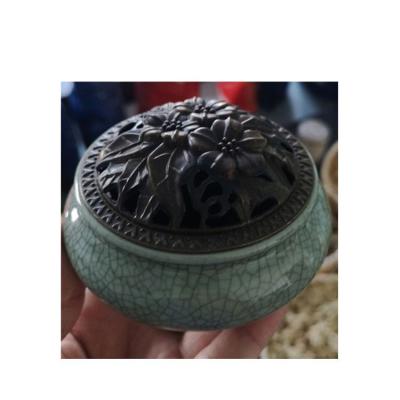 China Incense Backflow Metal Censer Chinese Finely Processed Ceramic Censer for sale