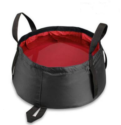 China New Arrival Cordura Mini Leakproof Portable Plastic Folding Water Bucket Convenient Soaking Sink For Outdoor/Camping for sale