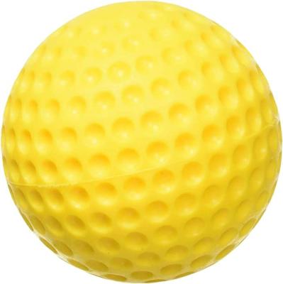 China New Arrival Good Quality 9 Inch Sports PU Special Concave Material Custom Baseball For Training Machine Playing Stick Ball for sale