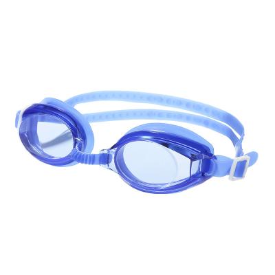 China New Arrival Best Universal / Fashion HD Racing Silicone Cheap Swimming Goggles Anti - Fog Wide Eye Protection Non Flowing For Kids / Adult for sale