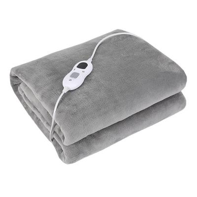 China Flannel Amazon Best Seller Household Universal Safe Fast Heating Portable Electric Heated Blankets For Winter Lunch Break for sale