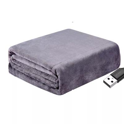 China Flannel Amazon Best Seller Household Universal Safe Fast Heating Portable Electric Heated Blankets For Winter Lunch Break for sale