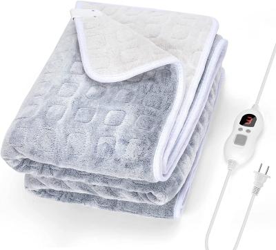 China Flannel Amazon's Best-Selling Household Safe Fast Heating Portable Electric Heated Blankets Pavable And Coverable For Winter Lunch Break for sale