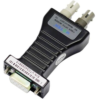 China High Speed ​​Plastic UT-2077 RS232 To Fiber Optic Multi Media Converter for sale