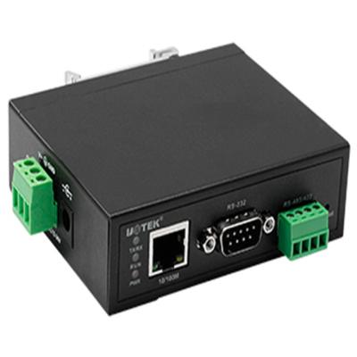 China Plastic High Quality 10/100M To 1-Port RS-232/485/422 Device Serial Server for sale