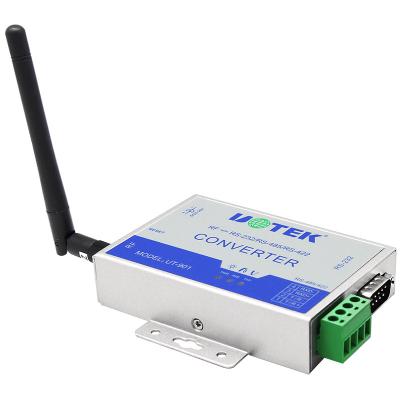 China Aluminum Industrial Grade 433MHz Carrier to RS-232/485/422 Wireless Data Transmission Converter UT-901 for sale