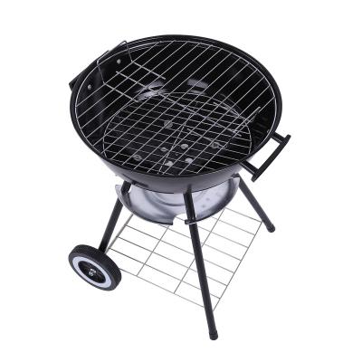 China Easily Assembled Gourmet Outdoor Windproof Portable Grill Bowl BBQ Tool Rolls Round Camping BBQ Charcoal Kettle Stove Grill for sale