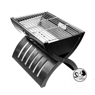 China New Hot Selling Portable Folding Charcoal Stove Easily Assembled Grill Smokeless Grill Factory Stainless Steel Camping Stove Direct Sales for sale