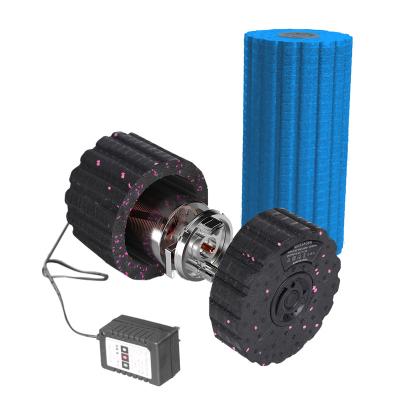 China Vibration Vibrating Long Stroke Therapy Back Electric Yoga Foam Roller Massager for sale