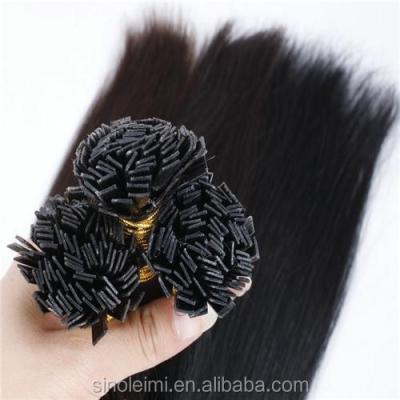 China Keratin Hair Extensions Silky Straight Double Weft Beauty Machine Weft Pre Bonded Hair 0.4g/s 16 Colors Black To Blonde for sale