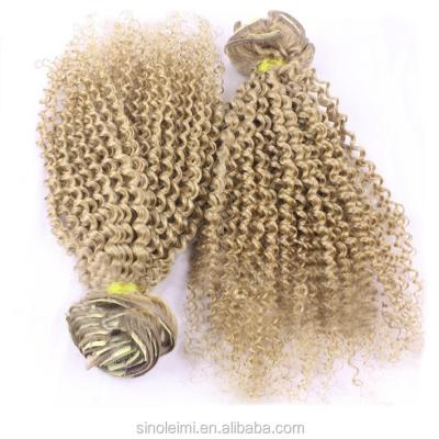 China Prefer 2016 New Platinum Blonde Tight Curly Curly Clip In Hair Extensions for sale