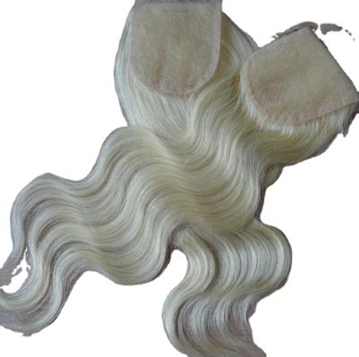 China European blonde body wave wholesalr color lace closure for white women for sale