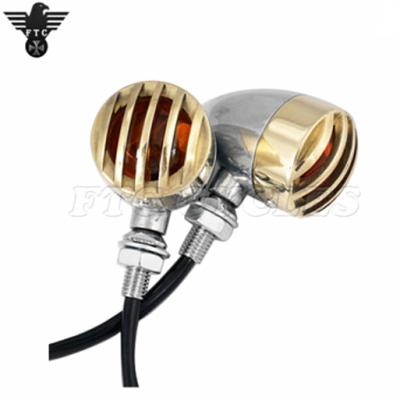 China Classic Antique Cast Aluminum Cast Aluminum Motorcycle Ride Light With Brass Grille for sale