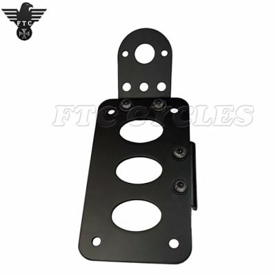 China Horizontal Steel Vertical Axle Motorcycle License Plate for Harley Sportster for sale