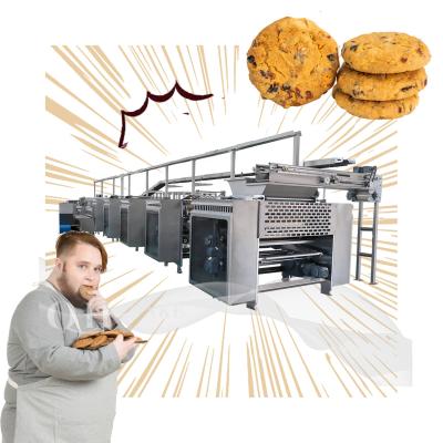 Chine Automatic cookie machinery soft biscuit making machine dog biscuit forming machine oven for biscuit filling à vendre