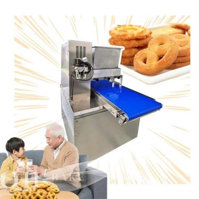 China 2022 Semi-automatic Cookie Machine with Wire Cutting Cookies Depositor Biscuit Cookies Maker à venda