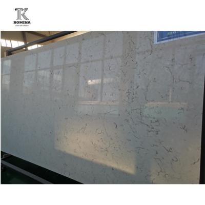 China Wholesale Quartz Slabs Suppliers of Modern High Quality White Quartz Slabs with Moh's 7 Hardness for sale