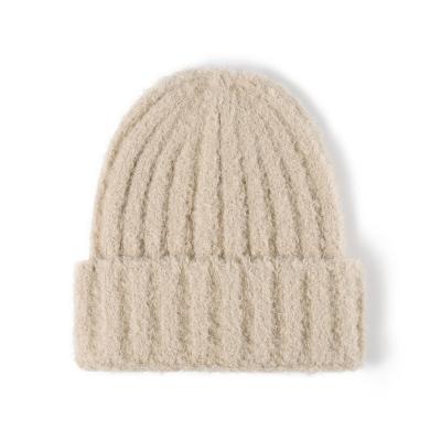 China COMMON Custom classic nylon comfortable warm knitted hats beanie for sale