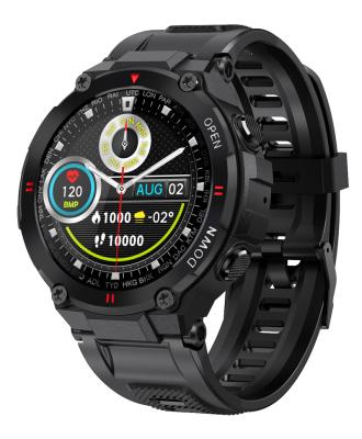 China 2022 Round Smartwatch Wifi Health Tracker 400mAh Smart Watch With BP Time Outdoor Sports Watch Smart Watch K22 for sale