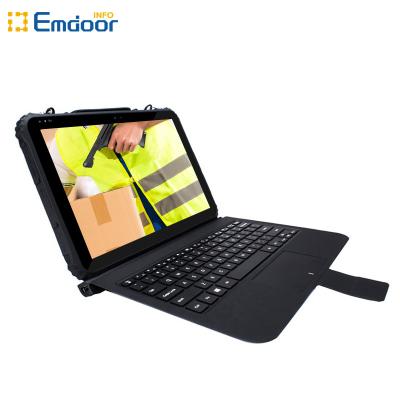 China Waterproof 4G LTE 12 INCH Rugged Laptop/Tablet with NFC and Barcode Scanner for sale