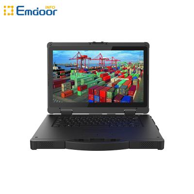 China Fingerprint Recognition Emdoor Industrial Super High End Rugged Notebook With Win10 OS Intel Core i5-8250U Rugged Tablet With Keyboard for sale