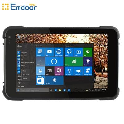 China Waterproof 8 Inch Rugged IP67 Windows 10 Tablet With 4G LTE 4G 64G USB Barcode Scanner for sale