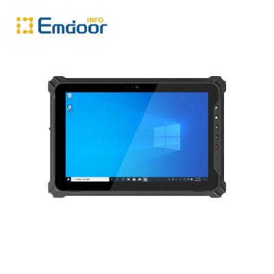 China Waterproof 10.1 Inch Industrial All In One Tablet PC Ip65 Touch Score Rugged PC Windows 10 Tablet For Surveillance System for sale