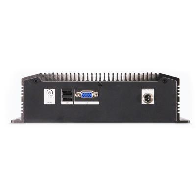 China Unique Aluminum Alloy Emdoor Design OEM/ODM Fanless PC CPU 3865U/i3/i5/i7 MINI Embedded VESA Box, Wall-mount and Embedded Computer Aid for sale