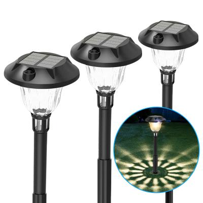 China New 2021 Solar Led Garden Lawn Lamp Garden Light Solar Ground Spike Yard Lawn Lamp Garden Light for sale