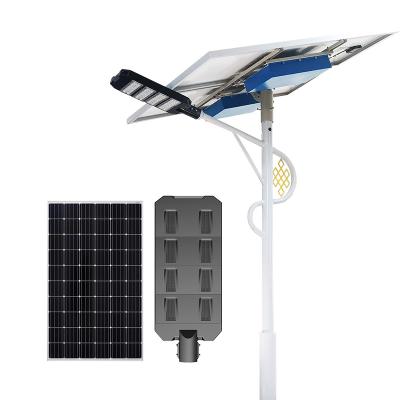 China Aluminum waterproof outdoor ip66 80w 100w 120w farola solar street light high way warranty 5 years for sale