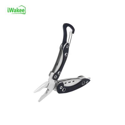 China Camping Portable Small Black Stainless Steel Multi Tools Hardware Pliers For Outdoor for sale