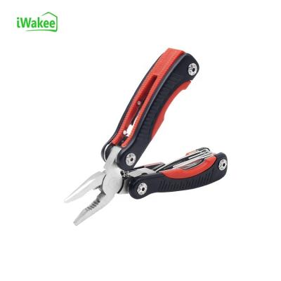 China Portable Red Small Pocket Stainless Steel Multi Pliers Multi Pliers Multi Tools for sale