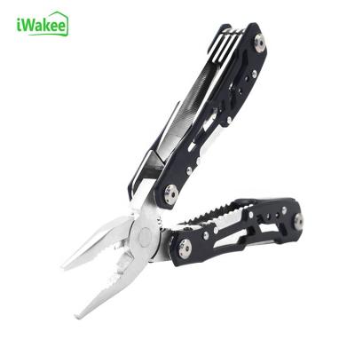 China Portable Black Multi Function Stainless Steel Outdoor Hardware Tools Multi Tool Pliers for sale