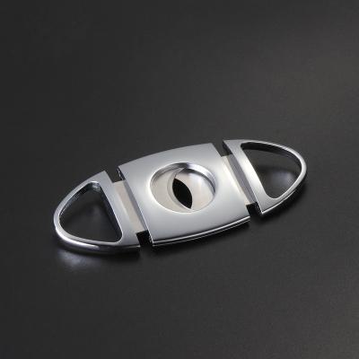 China Portable Classic Pocket Cigar Stainless Steel Scissors Smoking Accessories Cigar Cutter for sale