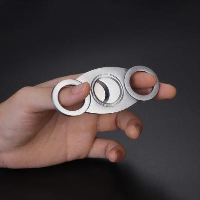 China Portable Classic Cigar Cutter Knife Scissors Pocket Shears for Cigar Cutting for sale