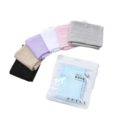 China Long Customization Ice Sleeve Supplier Ice Silk Sunscreen Outdoor Cycling Arm Sleeves Solid Color Ice Sleeves for sale