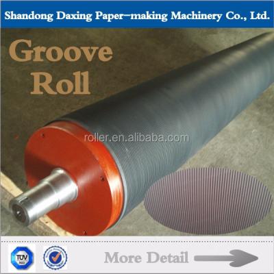 China Paper Industry Grooved Paper Machine Steamroller For Kraft Paper Making Machine for sale