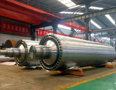 China Paper industry steel rollers for paper making machine for sale