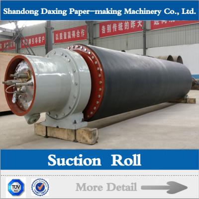 China Vacuum / Suction Paper Machine Steamroller Supply For Paper Mill PulPaper 2018 Customized for sale